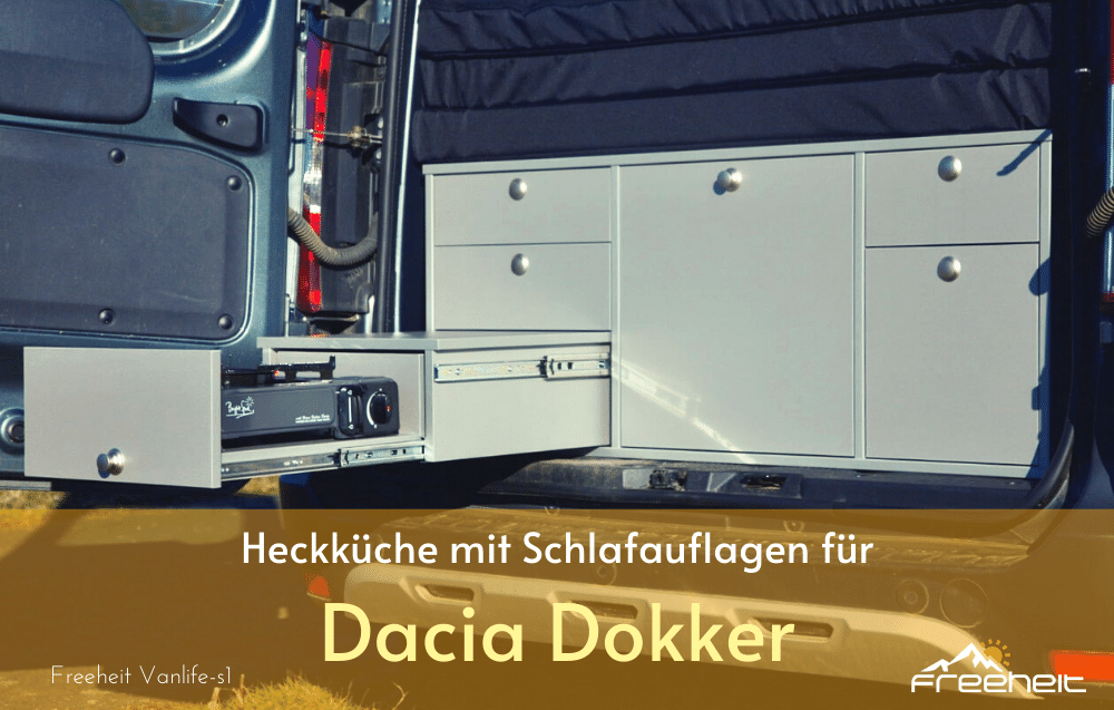Dacia Dokker Heckküche mit Schlafauflage