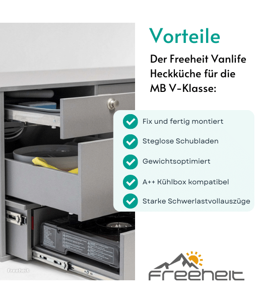 Heckküche Vorteile MB V-Klasse