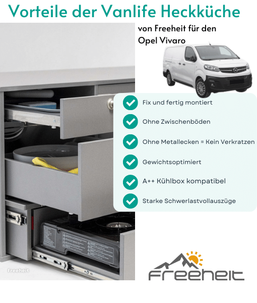 Heckküche Vorteile Opel Vivaro