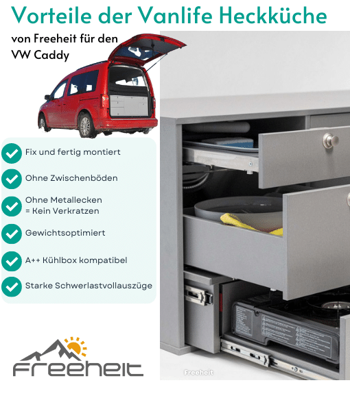 Heckküche Vorteile VW Caddy