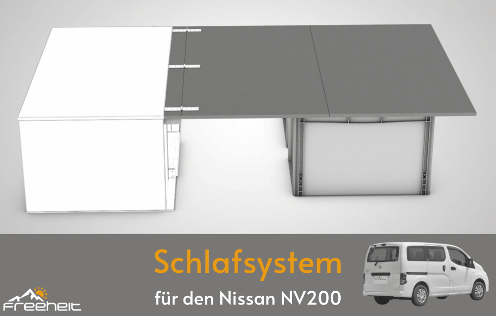 Schlafsystem für den Nissan NV200