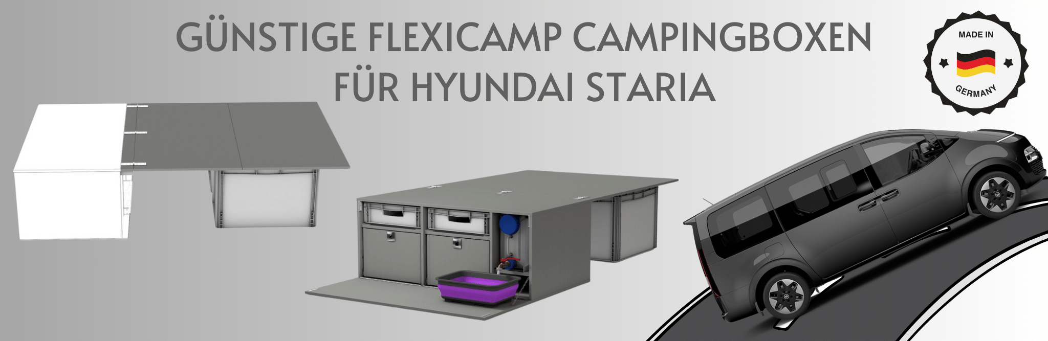 Flexicamp Campingboxen für Hyundai Staria