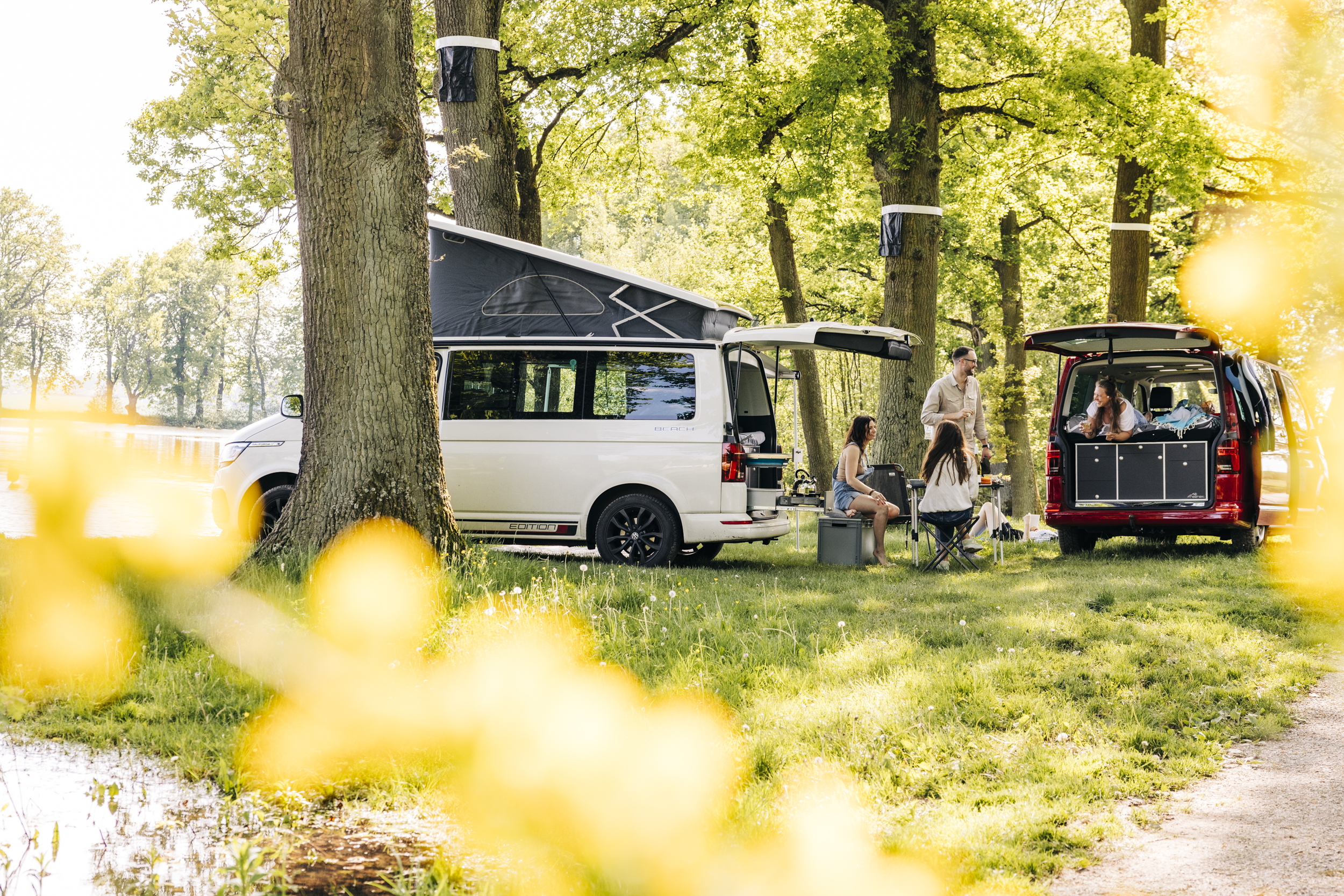 Campingmodul für VW T6.1 Caravelle und Multivan - flexibel und leicht