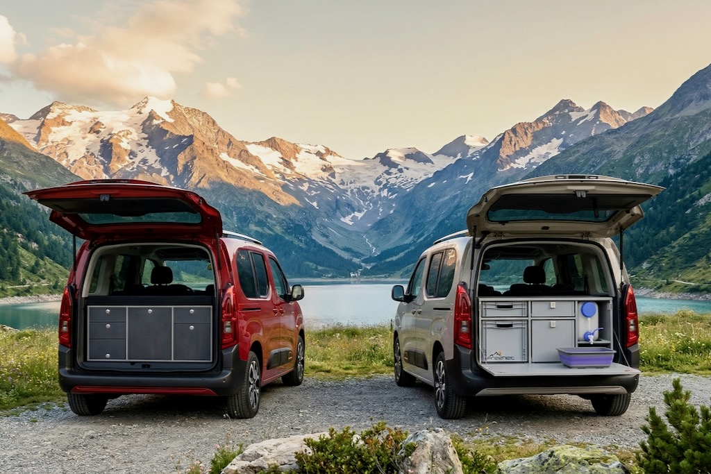 Citroen Berlingo 3 Campingausbau mit Heckküche und Schlafsystem von freeheit