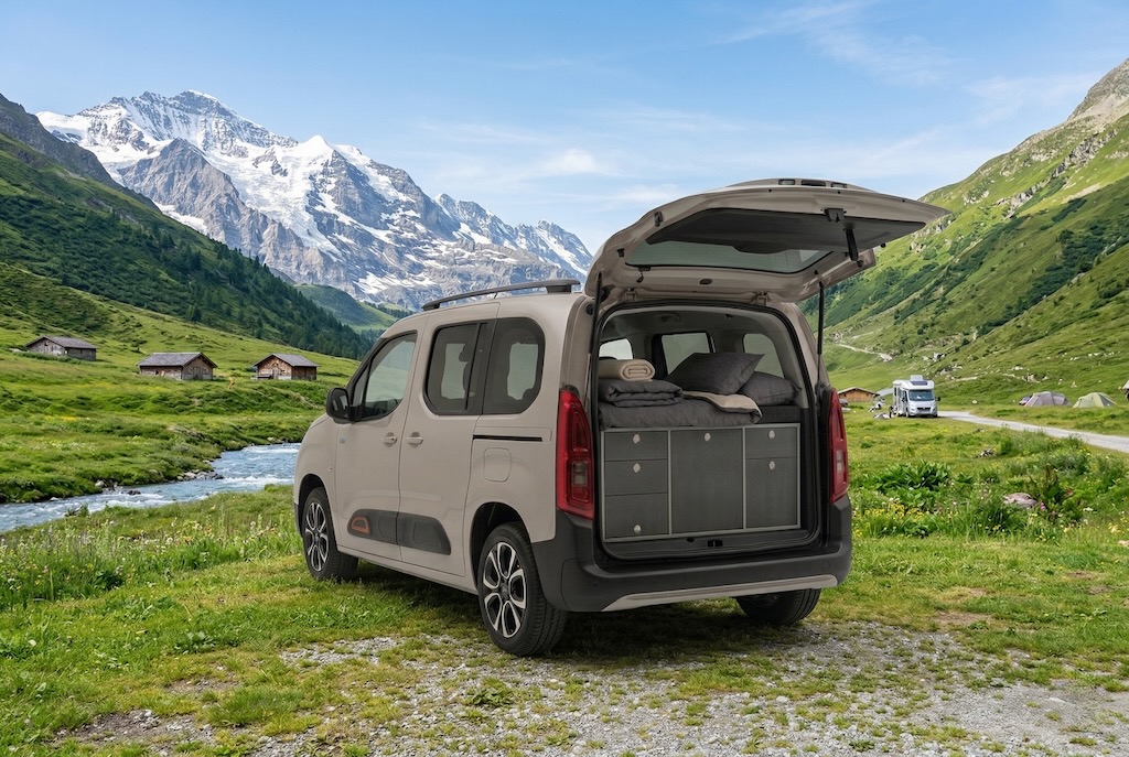 Citroen Berlingo 3 Heckküche mit Wasser und Kocher von freeheit